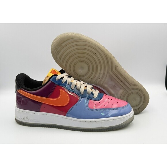 Nike Undefeated x Air Force 1 Low Total Orange Size 8.5 DV5255-400 main image 9